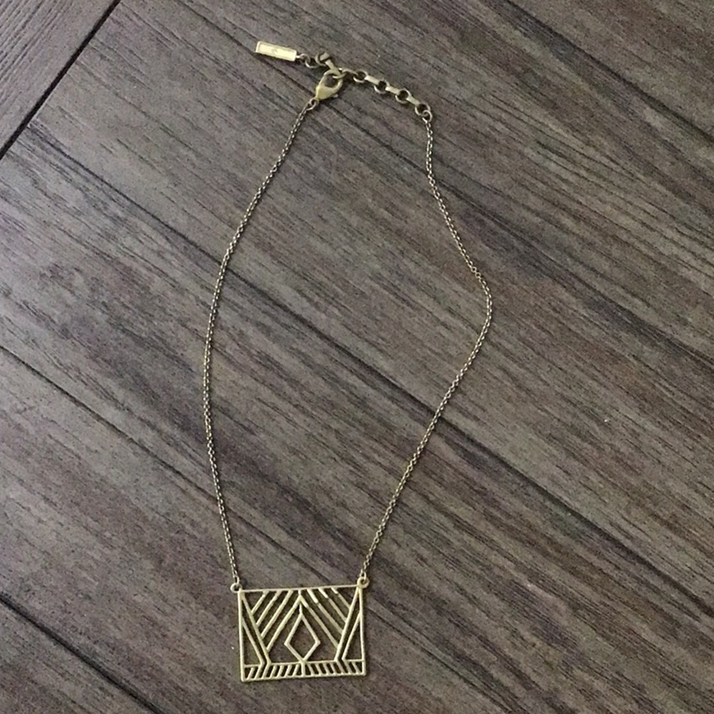 Silpada Golden Gate Brass Necklace